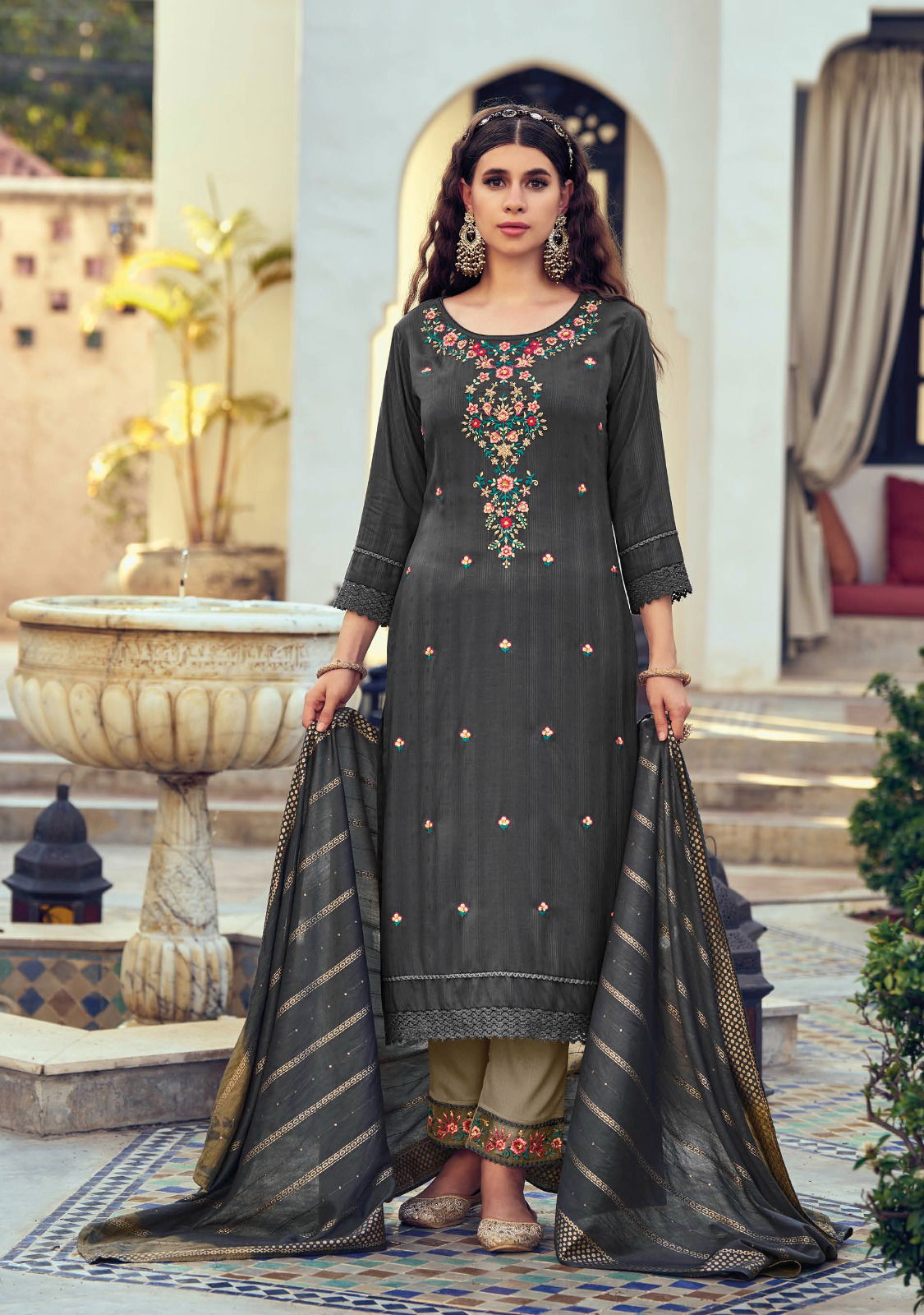 Lily And Lali Maryam Ethnic Wear Wholesale Readymade Suits